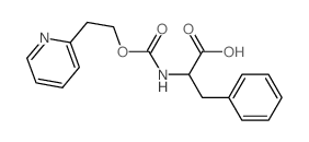 3-phenyl-2-(2-pyridin-2-ylethoxycarbonylamino)propanoic acid structure