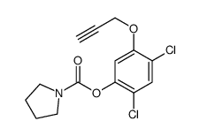 (2,4-dichloro-5-prop-2-ynoxyphenyl) pyrrolidine-1-carboxylate Structure