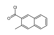2-Naphthalenecarbonyl chloride, 3-methyl- (9CI) Structure