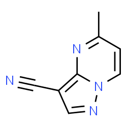 Pyrazolo[1,5-a]pyrimidine-3-carbonitrile,5-methyl- structure