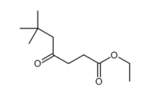 ethyl 6,6-dimethyl-4-oxoheptanoate Structure
