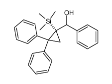 ((R)-2,2-Diphenyl-1-trimethylsilanyl-cyclopropyl)-phenyl-methanol Structure