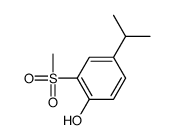 2-methylsulfonyl-4-propan-2-ylphenol结构式