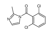 (2,6-dichlorophenyl)-(2-methylimidazol-1-yl)methanone结构式