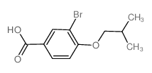 3-BROMO-4-ISOBUTOXYBENZOIC ACID结构式