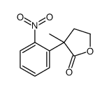 3-methyl-3-(2-nitrophenyl)oxolan-2-one结构式
