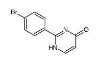2-(4-溴苯基)嘧啶-4-醇结构式