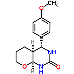 (4R,4aS,8aS)-4-(4-Methoxyphenyl)octahydro-2H-pyrano[2,3-d]pyrimidin-2-one Structure