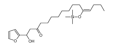1-(furan-2-yl)-1-hydroxy-12-trimethylsilyloxyhexadec-12-en-3-one结构式