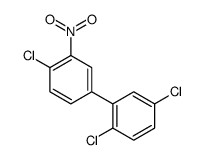 1-chloro-4-(2,5-dichlorophenyl)-2-nitrobenzene结构式