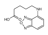 5-(2,1,3-benzoxadiazol-4-ylamino)pentanoic acid Structure