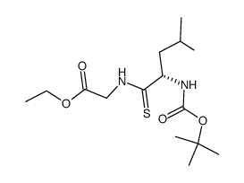 Boc-Leut-Gly-OEt Structure