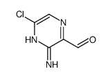 3-amino-5-chloropyrazine-2-carbaldehyde structure