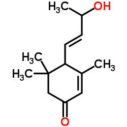 trans-3-Oxo-alpha-ionol structure