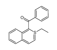 1-benzoyl-2-ethyl-1H-2-thianaphthalen-2-ium-1-ide结构式