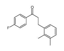 3-(2,3-DIMETHYLPHENYL)-4'-FLUOROPROPIOPHENONE结构式