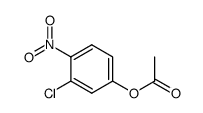 3-chloro-4-nitrophenyl acetate Structure