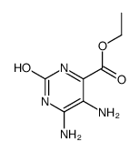 4-Pyrimidinecarboxylicacid,5,6-diamino-1,2-dihydro-2-oxo-,ethylester(9CI)结构式