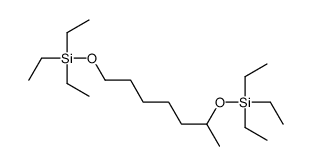 triethyl(7-triethylsilyloxyheptan-2-yloxy)silane Structure