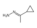 1-cyclopropylethylidenehydrazine Structure