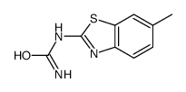 (6CI,7CI,9CI)-(6-甲基-2-苯并噻唑)-脲结构式