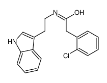 2-(2-chlorophenyl)-N-[2-(1H-indol-3-yl)ethyl]acetamide Structure