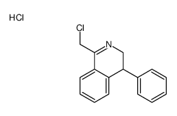 1-(chloromethyl)-4-phenyl-3,4-dihydroisoquinoline,hydrochloride结构式