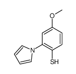 4-methoxy-2-pyrrol-1-ylbenzenethiol结构式