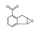 6H-Indeno[1,2-b]oxirene, 1a,6a-dihydro-5-nitro Structure