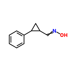 N-Hydroxy-1-(2-phenylcyclopropyl)methanimine结构式
