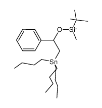 tributyl(2-([(tert-butyl)dimethylsilyl]oxy)-2-phenylethyl)stannane结构式