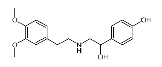 (+-)-Denopamine Structure