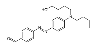 4-[[4-[butyl(4-hydroxybutyl)amino]phenyl]diazenyl]benzaldehyde Structure