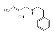 N-hydroxy-2-(2-phenylethylamino)acetamide Structure