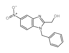 (1-benzyl-5-nitro-1H-benzoimidazol-2-yl)-methanol Structure