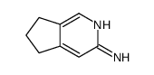 6,7-dihydro-5H-cyclopenta[c]pyridin-3-amine结构式