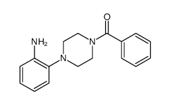 [4-(2-AMINO-PHENYL)-PIPERAZIN-1-YL]-PHENYL-METHANONE Structure