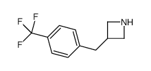 3-[[4-(trifluoromethyl)phenyl]methyl]azetidine结构式