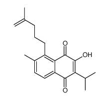 3-Hydroxy-6-methyl-2-(1-methylethyl)-5-(4-methyl-4-pentenyl)-1,4-naphthalenedione picture