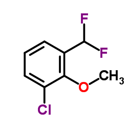 1-Chloro-3-(difluoromethyl)-2-methoxybenzene Structure