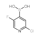 (2-Chloro-5-fluoropyridin-4-yl)boronic acid Structure