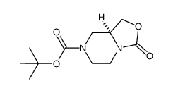 (S)-tert-Butyl 3-oxotetrahydro-1H-oxazolo[3,4-a]pyrazine-7(3H)-carboxylate Structure