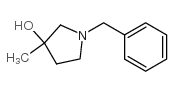 3-Pyrrolidinol, 3-methyl-1-(phenylmethyl)- structure