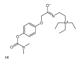 2-[[2-[4-(dimethylcarbamoyloxy)phenoxy]acetyl]amino]ethyl-triethylazanium,iodide结构式