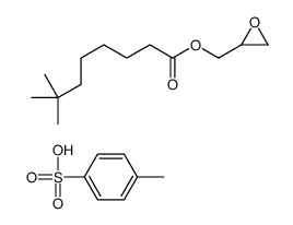 4-methylbenzenesulfonic acid,oxiran-2-ylmethyl 7,7-dimethyloctanoate Structure