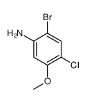 2-Bromo-4-chloro-5-methoxyaniline Structure