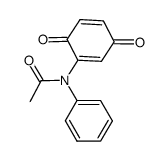 N-(3,6-dioxocyclohexa-1,4-dien-1-yl)-N-phenylacetamide Structure