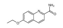 6-ethoxy-quinoline-2-carboxylic acid amide Structure