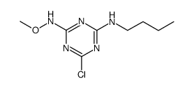 N-(4-butylamino-6-chloro-[1,3,5]triazin-2-yl)-O-methyl-hydroxylamine结构式