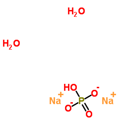 Sodium hydrogen phosphate hydrate (2:1:2) Structure